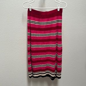 Anthropologie Sweater Midi Striped Skirt - Size Small